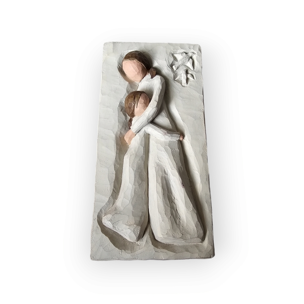 Willow tree mother and daughter plaque‎